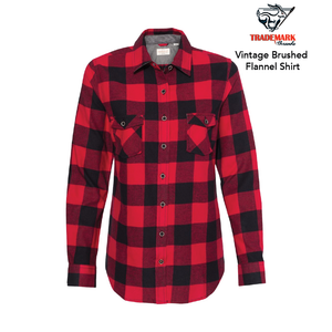 Women's Vintage Brushed Flannel Shirt