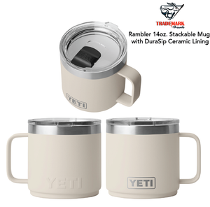 Yeti Rambler 14 oz Stackable Mug with DuraSip Ceramic Lining