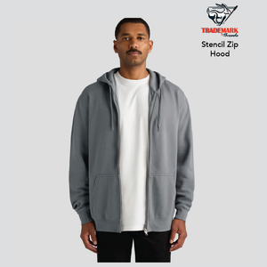 AS Colour Stencil Zip Hood