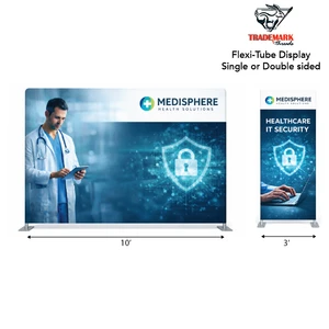 Flexi-Tube Display - 1 or 2 sided - 3' or 10'