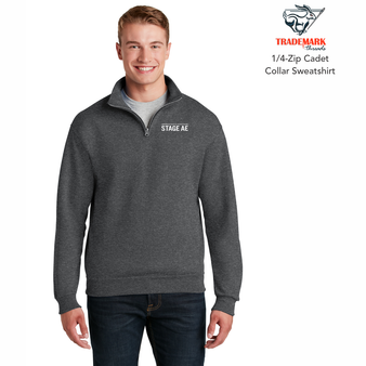 Stage AE 1/4-Zip Cadet Collar Sweatshirt