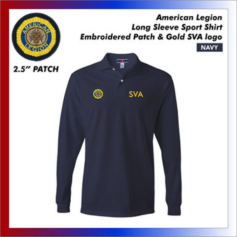 SVA Legion Long Sleeve Sport Shirt - 437MLR