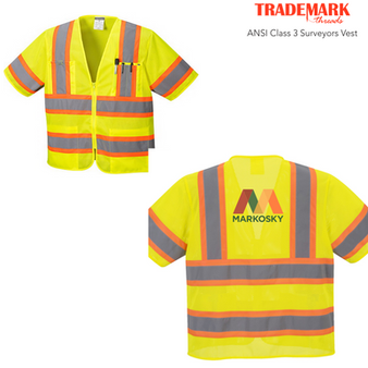 Markosky ANSI Class 3 Hi-Vis Vest