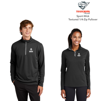 Galli Sport-Wick Textured 1/4-Zip Pullover