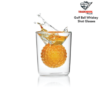 Golf Ball Whiskey  Shot Glasses