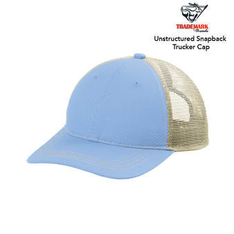 Unstructured Snapback Trucker Cap