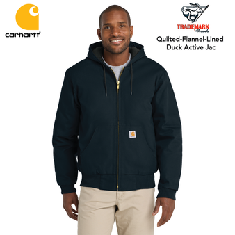 Tri-Arc Quilted-Flannel-Lined Duck Active Jac