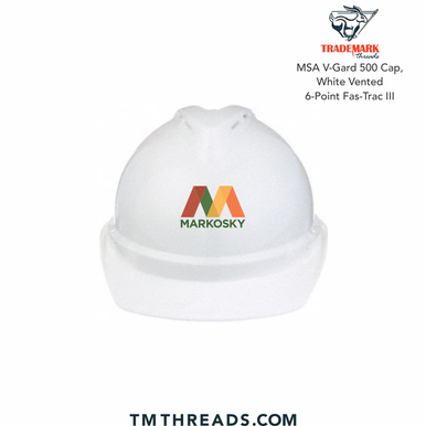 Markosky MSA V-Gard® Hard Hat Fas-Trac® III Suspension