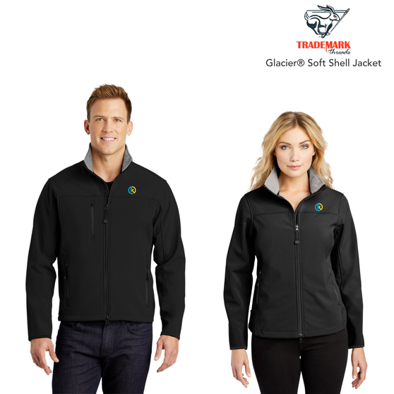 Demo Coordinating Extended Sizing Glacier Soft Shell Jacket