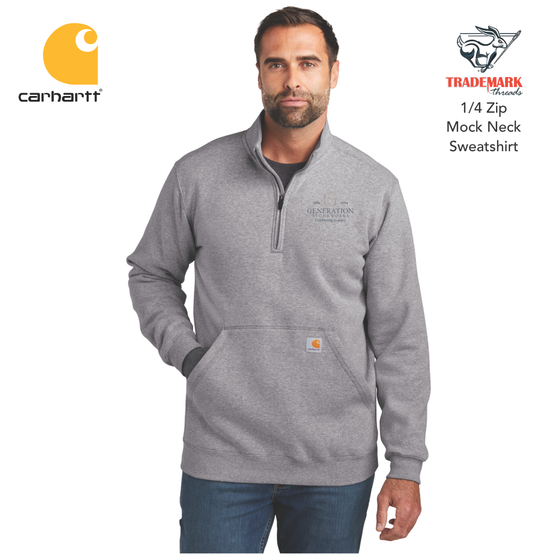 Generation Stoneworks Midweight 1/4-Zip Mock Neck Sweatshirt