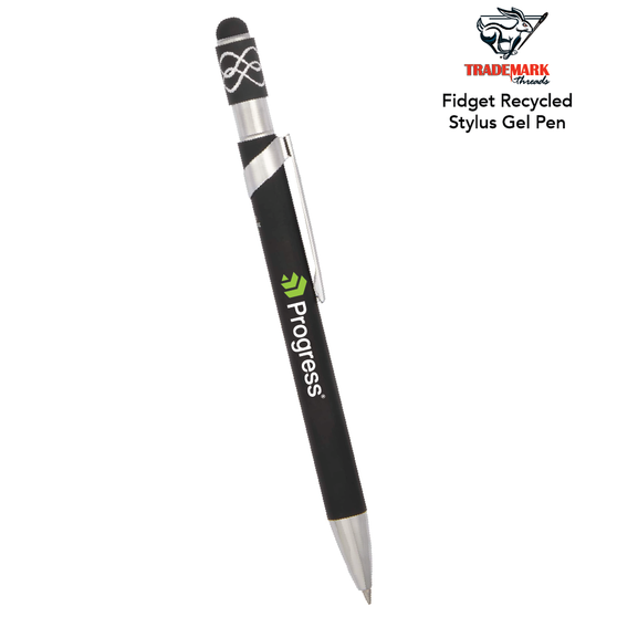 Progress Fidget Recycled Stylus Gel Pen