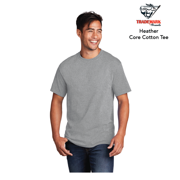 Heather Core Cotton Tee
