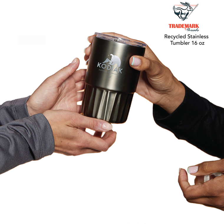 Recycled Stainless Tumbler 16 oz