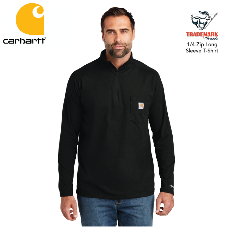 Carhartt 1/4-Zip Long Sleeve T-Shirt