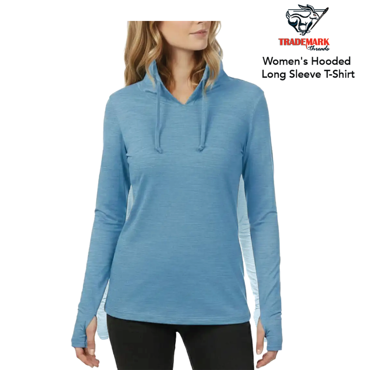 Women's Hooded Long Sleeve T-Shirt
