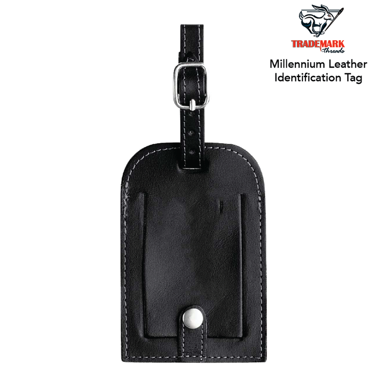 Millennium Leather Identification Tag