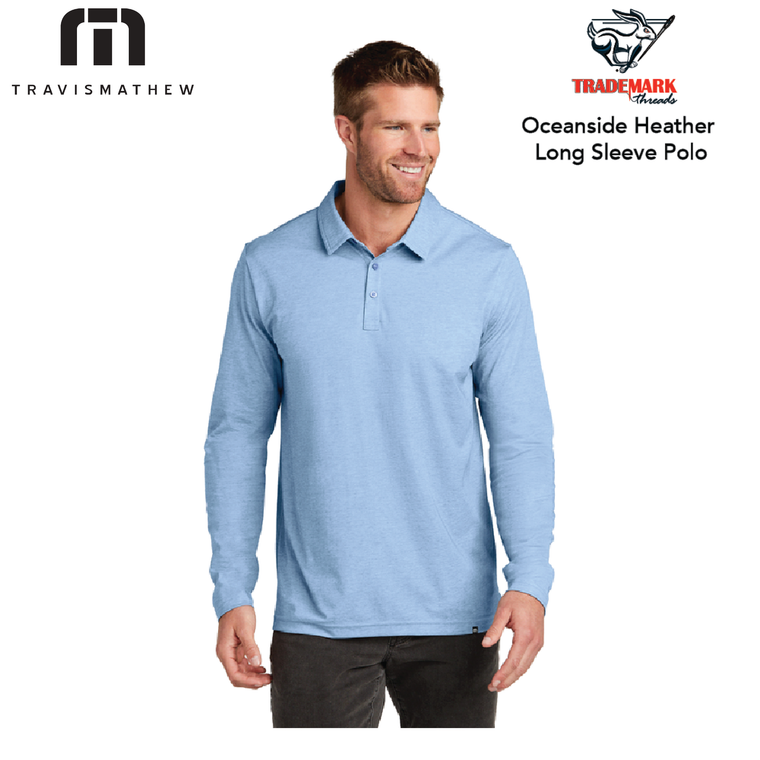 TravisMathew OCEANSIDE HEATHER L.S.POLO
