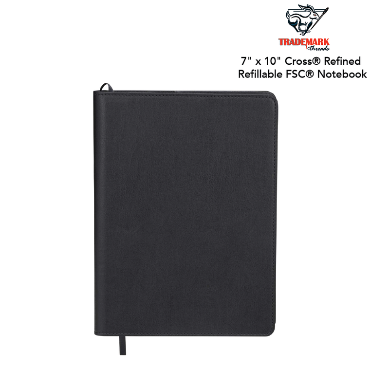 7" x 10" Cross® Refined Refillable FSC® Notebook