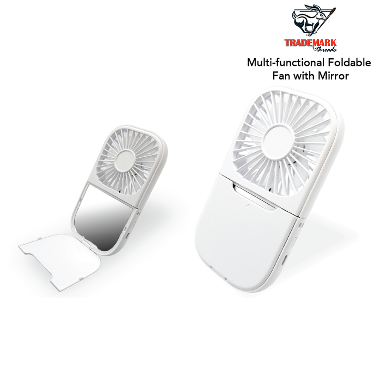 Multi-functional Foldable Fan with Mirror