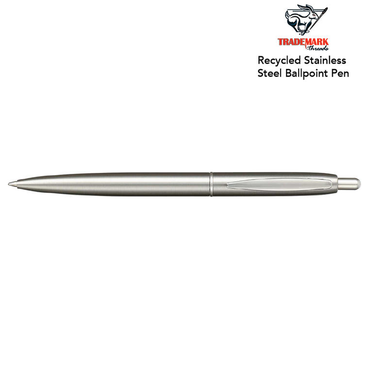Recycled Stainless Steel Ballpoint Pen