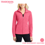 Ladies Heather Microfleece Full-Zip Jacket