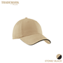 Sandwich Bill Cap with Striped Closure