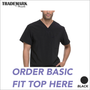 Demo Medical Employee Men's EDS Essentials One Pocket V-Neck Scrub Top