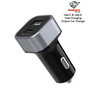 Usb-C & Usb-A Fast-Charging Output Car Charger