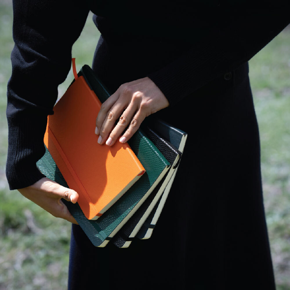 People wearing branded apparel outdoors