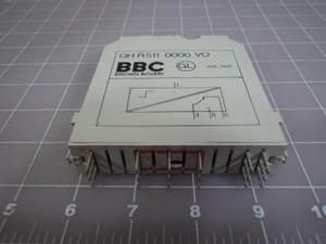 24 BBC BROWN BOVERI GH-R511-0000-VO INPUT MODULE RELAY T10994