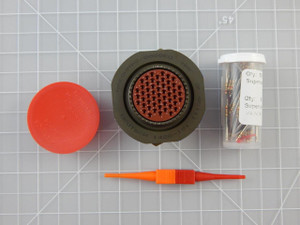 Deustch D38999/24WH53SN    Circular MIL Spec Connector 53 P FM SZ 23 SKT PNL MNT w/ Contacts For Sale