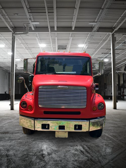 2001 Freightliner FL112 Day Cab Truck - Ex-LA Fire Dept Hazmat Hauler, Cat C12 Engine, Allison Auto, Low 302K Miles, Oversize Load Ready with LAFD Servicing!