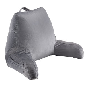 Reading Pillow, Standard Size Bed Pillow with Shredded Memory Foam, Back Pillow with 3 Pockets and  E415-CGYDZSTANDARWEC2U001V0