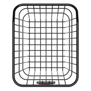 Rear Bike Basket, Metal Wire Bicycle Basket with Reflective Tail Light & Waterproof Cover, Durable  E415-CKHXJSSZWNCBXWH3VV0