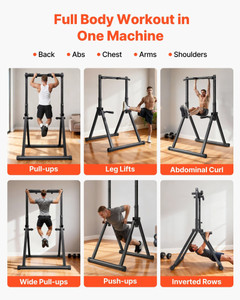Pull Up Bar, 330LBS Capacity Portable Pullup Bar Station, Pullup Bars Free Standing with Triangular E415-AZXKZDYTXSJKFJJNV001V0
