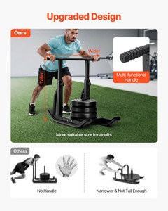 Weight Sled, Steel Power Sled, Fitness Training Sleds for Athletic Exercise Speed Improvement, Work E415-SZXQHS12YCTXPNCFL001V0