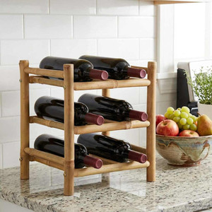  Wine Rack Bamboo Natural A949-42028069