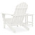  Patio Adirondack Chair with Table Solid Fir Wood White A949-315919