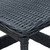  3 Piece Patio Lounge Set with Cushions Poly Rattan Dark Gray A949-3060180