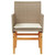  Patio Chairs with Cushions 2 pcs Beige Poly Rattan&Solid Wood A949-368716