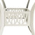  Patio Table White 35.4"x35.4"x28.7" Cast Aluminum A949-315590