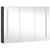 LED Bathroom Mirror Cabinet 35"x5.5"x24.4 A949-325544