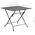  Folding Mesh Table 31.5"x31.5"x28.3" Steel Anthracite A949-310151