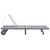  Patio Sun Lounger with Cushion Gray Solid Acacia Wood A949-3061366