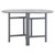  Patio Table Gray 47.2"x27.6"x29.1" Solid Acacia Wood A949-46325