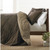 Twin/Twin XL 2-Piece Reversible Microfiber Comforter Set in Taupe Brown Q280-TATX3799