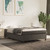 Box Spring Bed Frame Dark Gray Queen Velvet (US/AU Only) A949-3121154