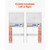 Over The Toilet Storage Cabinet, 67.44 in Height Bathroom Storage Organizer with Double Door and Ad E415-CWTRZBCSPKM37332R001V0