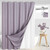 72"W x 78"H Lavender Waffle Textured Shower Curtain Set with Liner Q280-LVDA1978