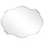Modern Frameless 32 x 24 inch Scalloped Beveled Accent Bathroom Mirror Q280-MSPCYEW584397